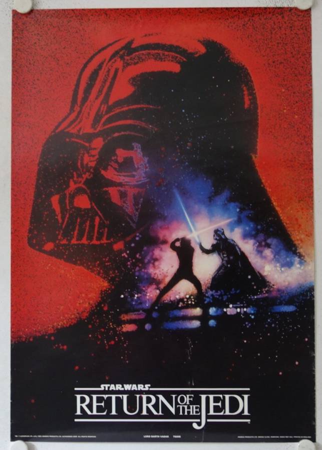 Star Wars - Return of the Jedi commercial poster prints (4)